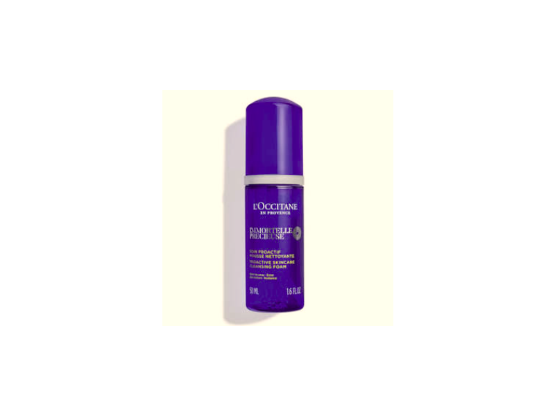 L'Occitane en Provence Immortelle Precious Proactive Cleansing Foam, 1.6 fl oz/50 mL