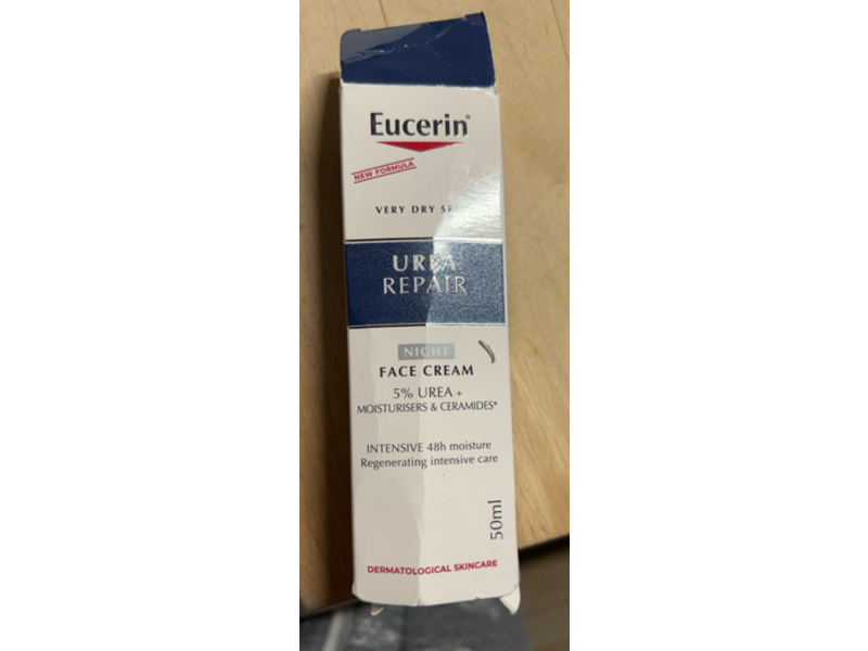 Eucerin Night Face Cream, Urea Repair, 50 mL