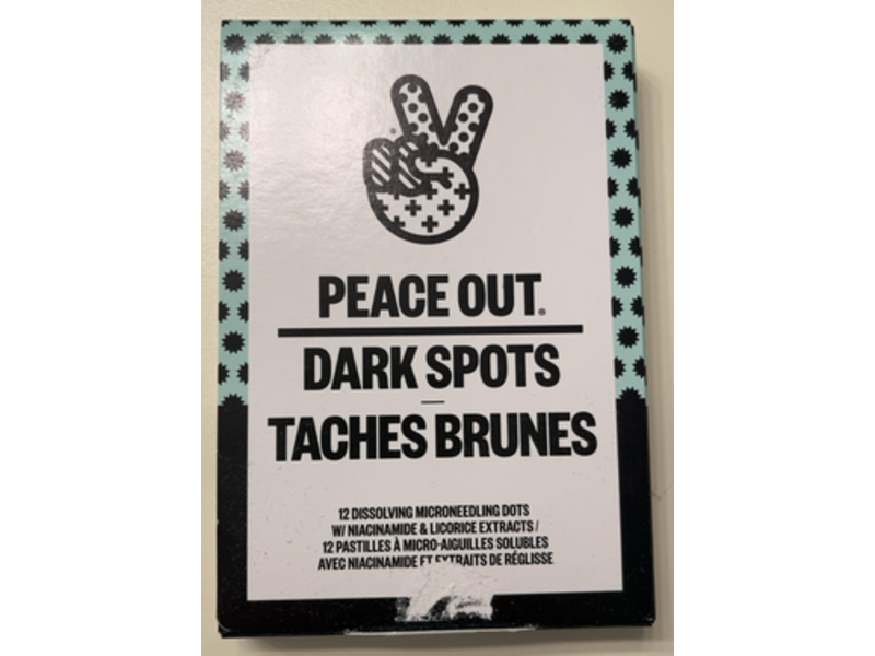 Peace Out Dark Spots Dissolving Microneedling Dots, 12 Count