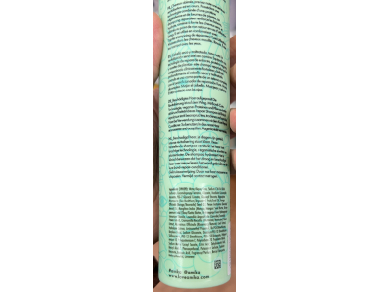 Amika The Kure Bond Repair Shampoo, 9.2 fl oz/ 275 mL