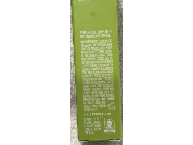 Well People Lush Lip Tinted Oil, Cherry Blossom, 0.14 fl oz/4.3 mL