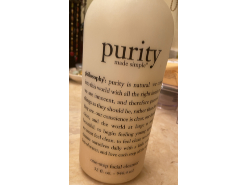 Philosophy Purity One-Step Facial Cleanser, 32 fl oz/946.4 mL