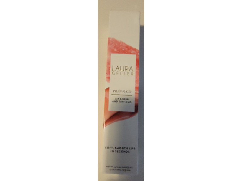 Laura Geller Prep N-Go Lip Scrub And Tint Duo, Finish Line, 0.24 oz