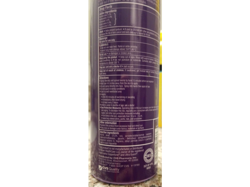 CVS Health Clear Spray Broad Spectrum Sunscreen SPF50, 5.5 oz/156 g