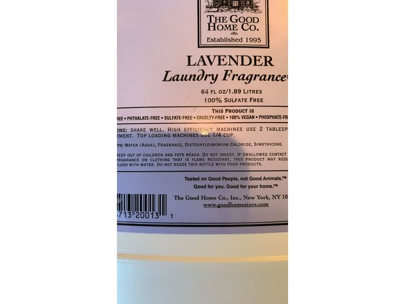 The Good Home Co Laundry Fragrance Detergent, Lavender, 64 fl oz