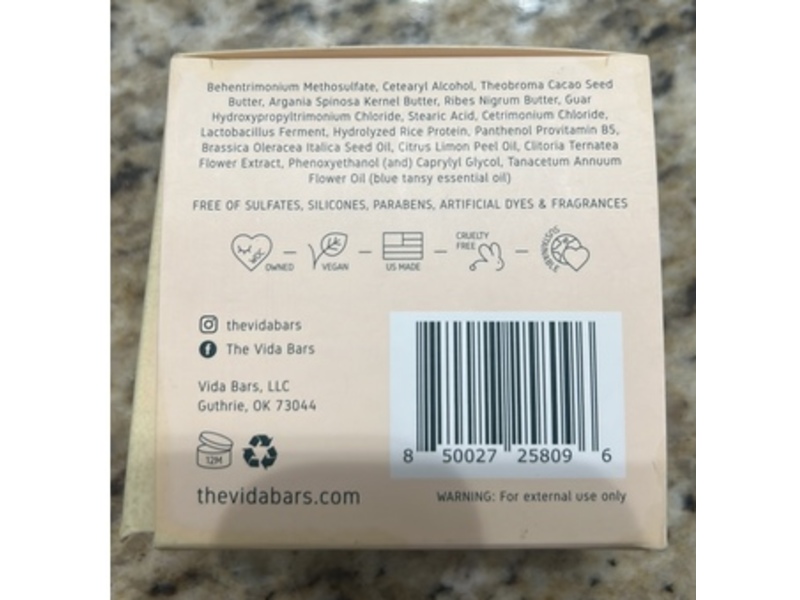 Vida Bars All-In-One Leave-In Conditioner, 2.8 oz/79 g