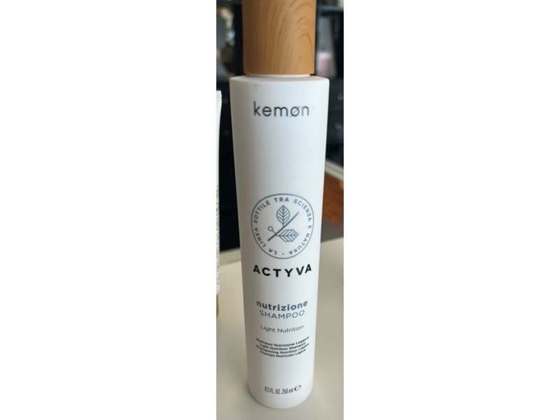 Kemon Actyva Nutrizione Shampoo, 8.5 fl oz/250 mL