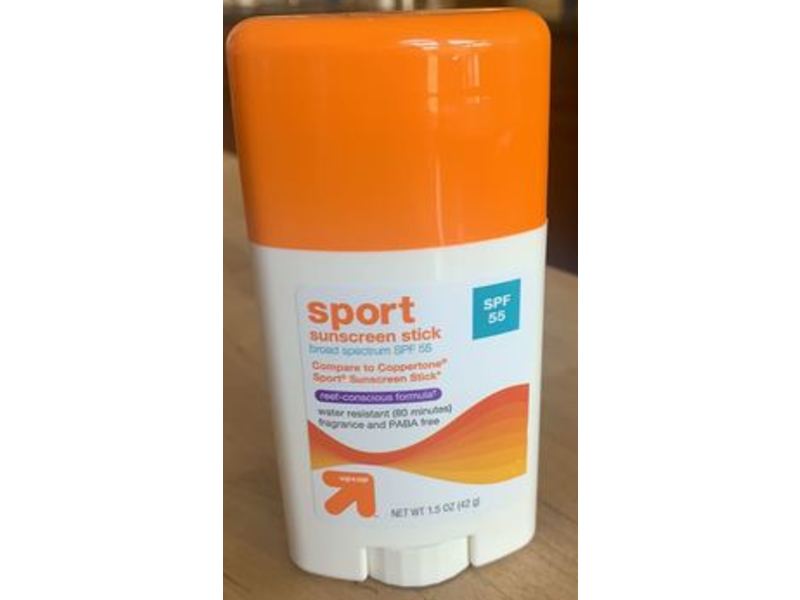 Up & Up Sport Sunscreen Stick, Reef-Conscious Formula, SPF 55, 1.5 oz/42 g