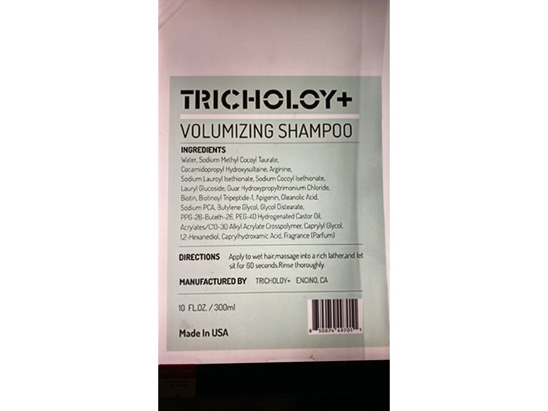 Tricholoy+ Volumizing Shampoo, 10 fl oz/300 mL