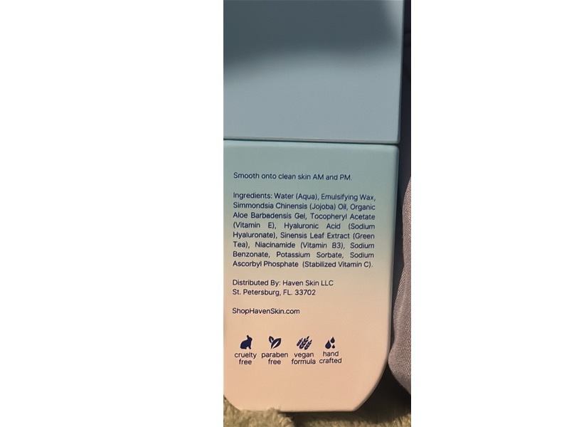 Haven Daily Moisturizer, 1 fl oz/30 mL