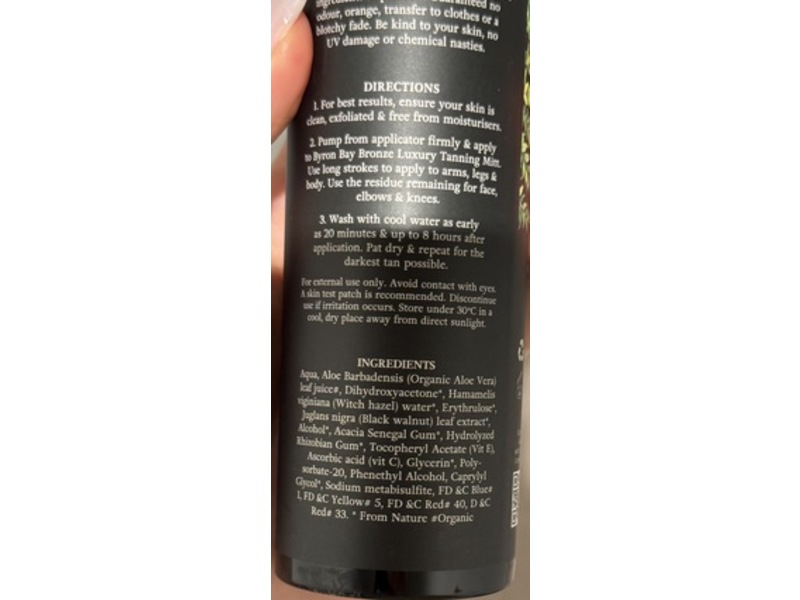 Sienna Byron Bay Bronze Self Tanning Foam, Ultra Dark, 7.04 fl oz/200 mL