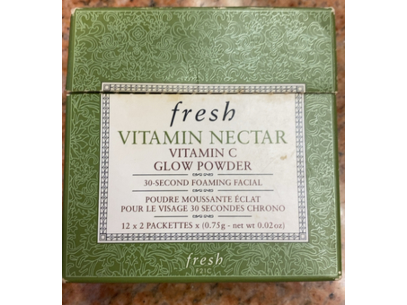 Fresh Glow Powder & Foaming Facial Cleanser, Vitamin C Nectar, 0.02 oz/0.75 g