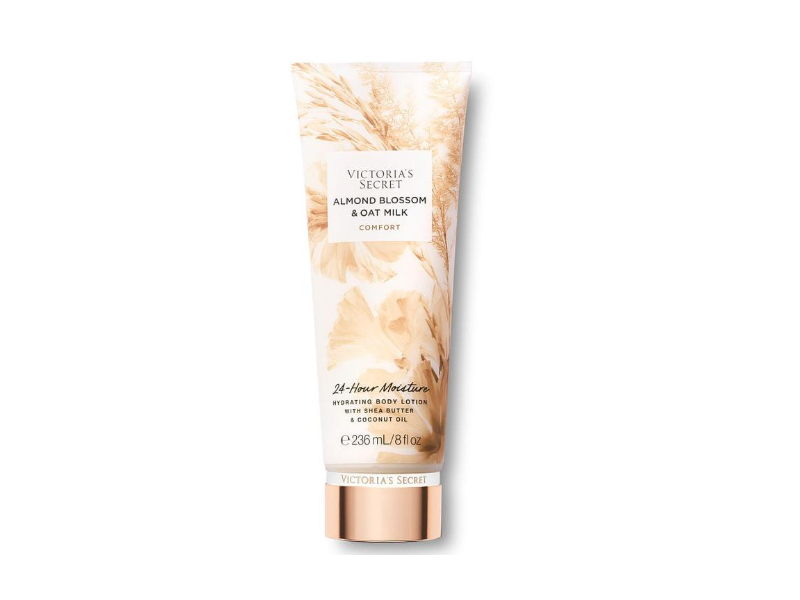 Victoria's Secret Almond Blossom & Oat Milk Hydrating Body Lotion, Shea Butter & Coconut Oil, 8 fl oz/236 mL