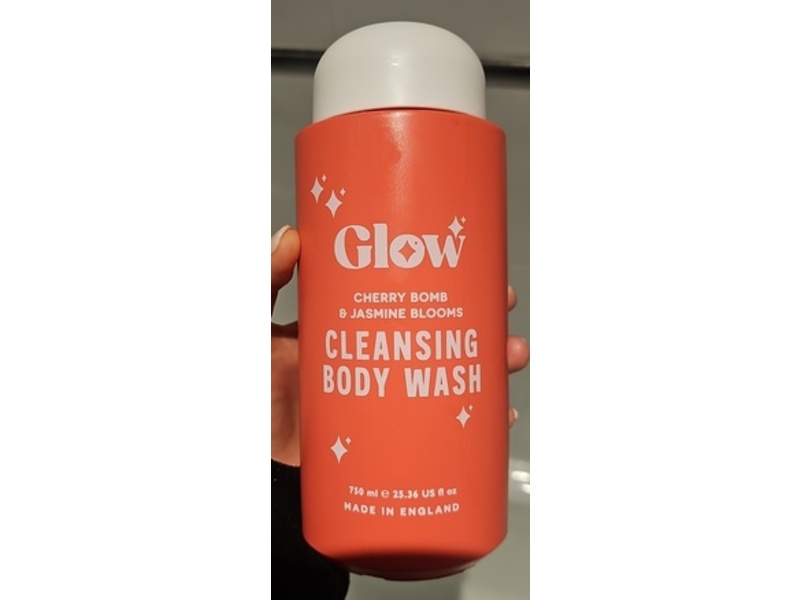 Glow Cleansing Body Wash, Cheery Bomb & Jasmine Blooms, 25.36 fl oz/750 mL