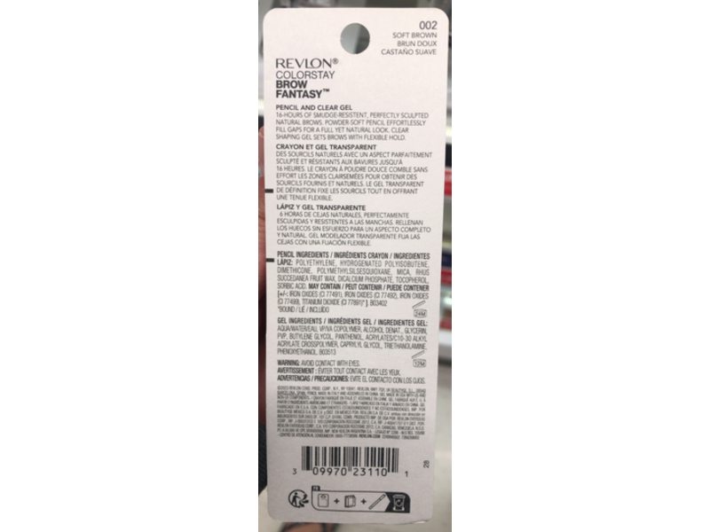 Revlon ColorStay Brow Fantasy Pencil & Gel , 102 Soft Brown