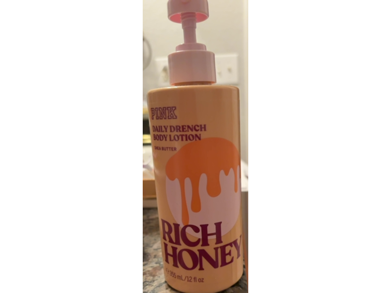 Victoria's Secret Pink Daily Drench Body Lotion, Rich Honey, 12 fl oz/355 mL