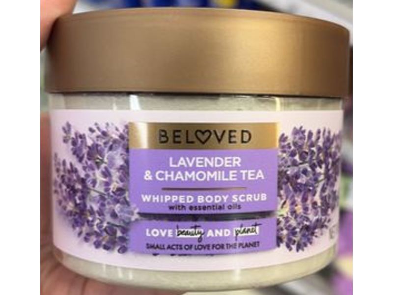 Love Beauty & Planet Beloved Whipped Body Scrub, Lavender & Chamomile Tea, 10 fl oz