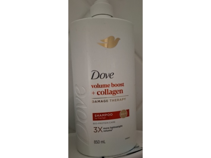 Dove Volume Boost + Collagen Damage Therapy Shampoo, 850 mL