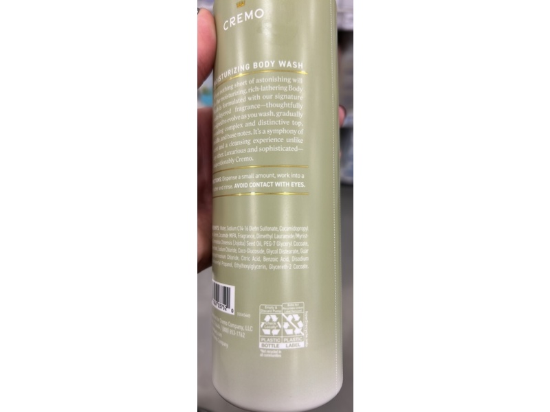 Cremo Body Wash, Pear Blossom, 16 fl oz/473 mL