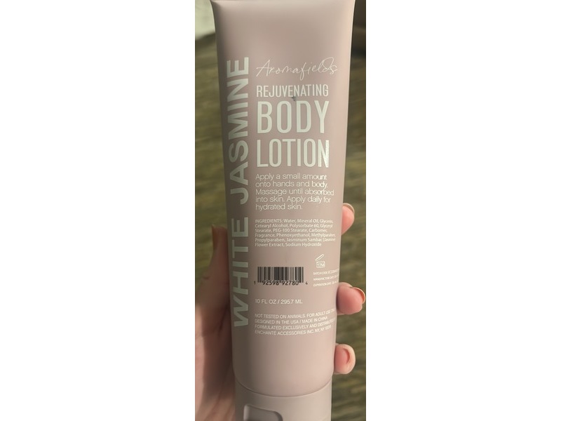 Aromafields Rejuvenating Body Lotion, White Jasmine, 10 fl oz/295.7 mL