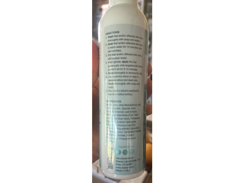 Ebanel Professional Callus Remover Gel, 8.5 oz/241 g