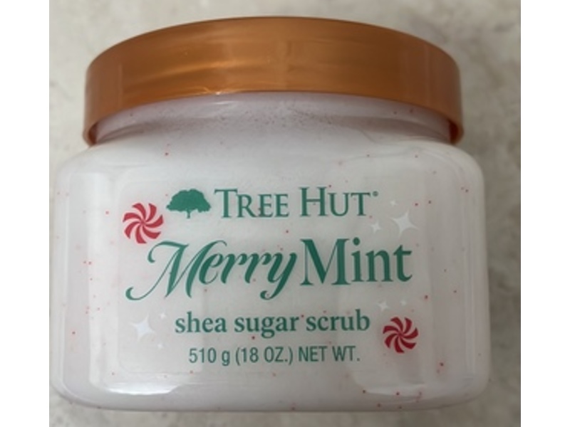 Tree Hut Shea Sugar Scrub, Merry Mint, 18 oz/510 g