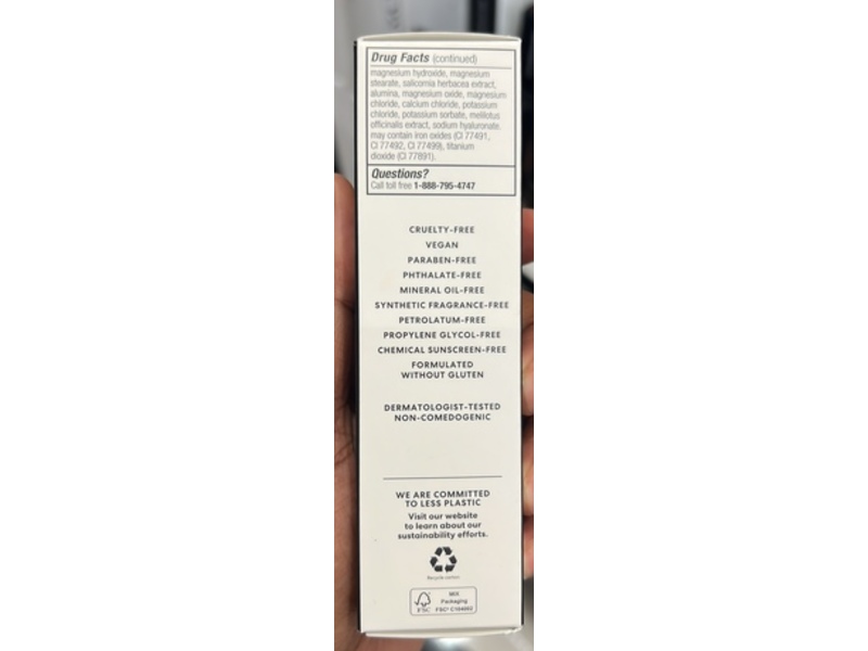 BareMinerals Complexion Rescue Tinted Moisturizer, SPF 30, Chestnut 09, 1.18 oz/35 mL