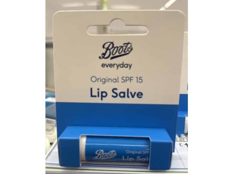 Boots Everyday Original Lip Salve, SPF 15, 4 g