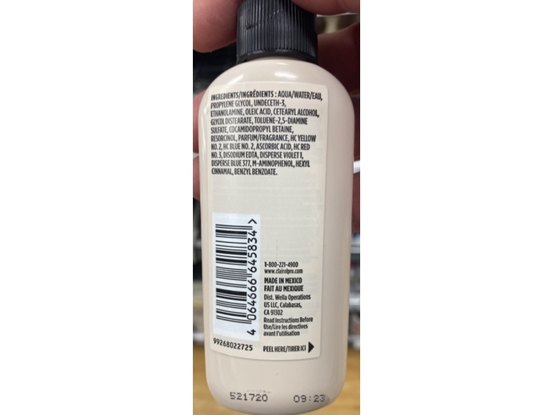 Clairol Professional Beautiful Collection Semi-Permanent Hair Color, 3W Rich Walnut, 3 fl oz/88 mL