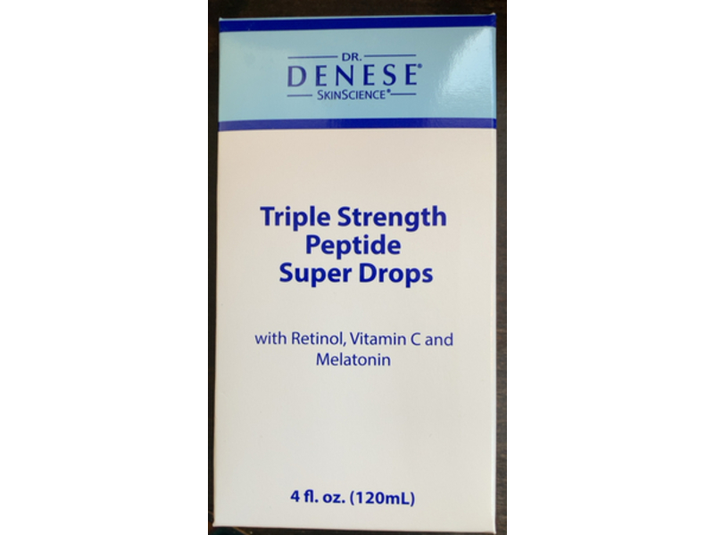 Dr.Denese Triple Strength Peptide Super Drops, 4 fl oz/120 mL