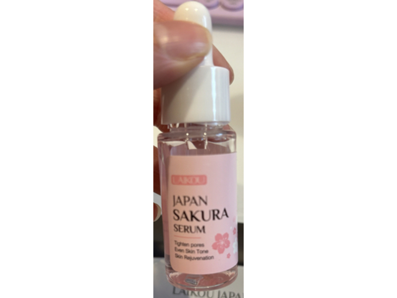 Laikou Japan Sakura Serum, 0.59 fl oz/17 mL