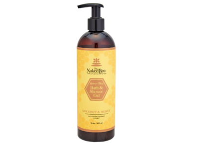 The Naked Bee Bath & Shower Gel, Coconut + Honey, 16 oz/473 mL