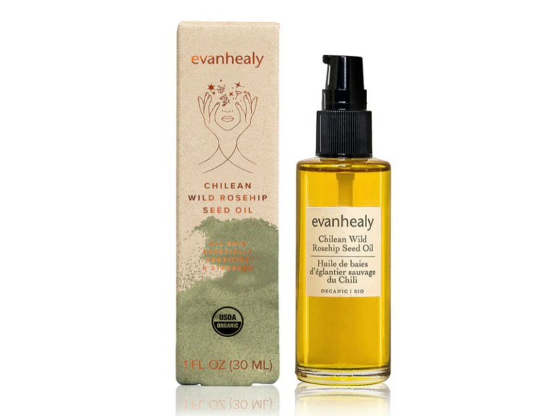 Evanhealy Chilean Wild Rosehip Seed Oil, 1 fl oz/30 mL