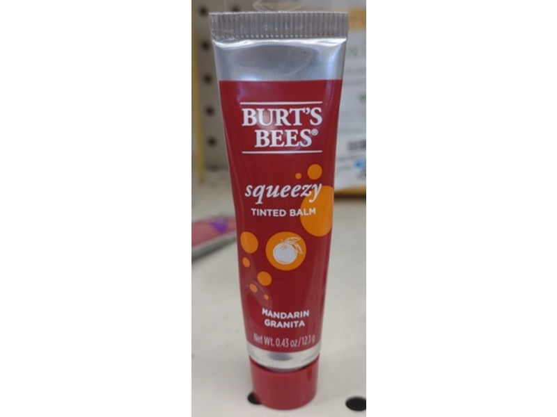 Burt's Bees Squeezy Tinted Balm, Mandarin Granita, 0.43 oz/12.1 g