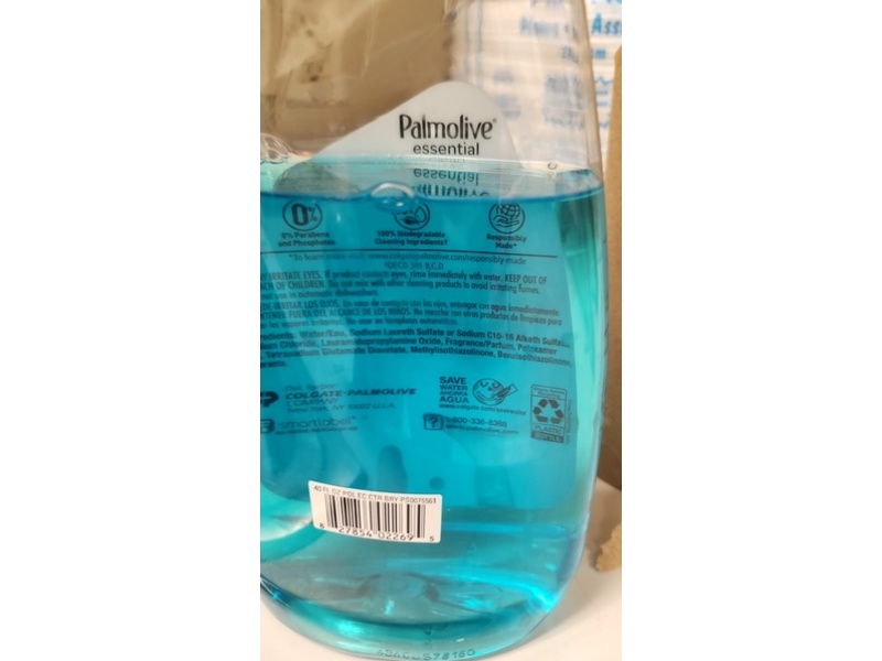 Palmolive Essential Clean Liquid Dish Soap, Citrus Berry Splash, 40 fl oz/1.18 L