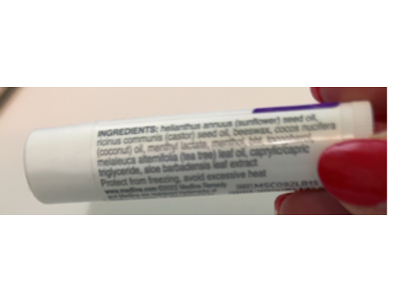 Medline Remedy Moisturize Lip Balm, Unscented, 0.15 oz/4.25 g