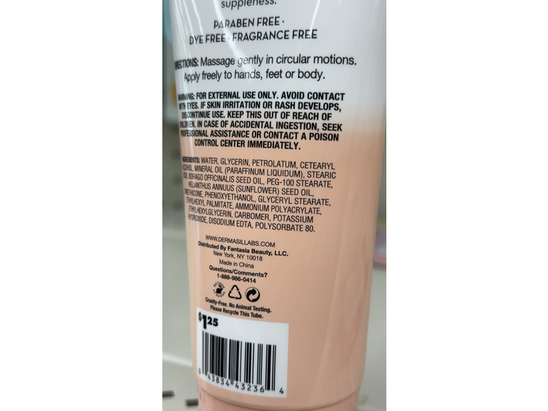 Dermasil Diabetics Skin Care Lotion, Borage Oil & Sunflower Seed Oil, 6 fl oz/178 mL