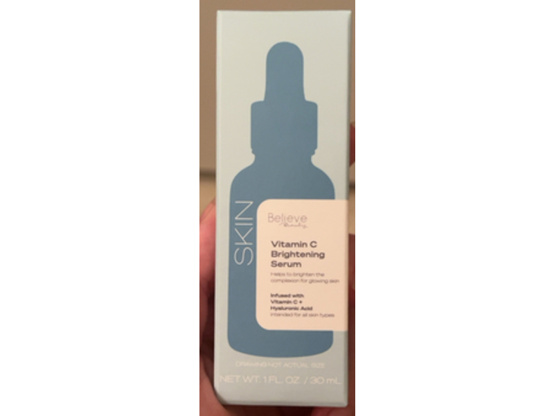 Believe Skin Vitamin C Brightening Serum, 1 fl oz/30 mL