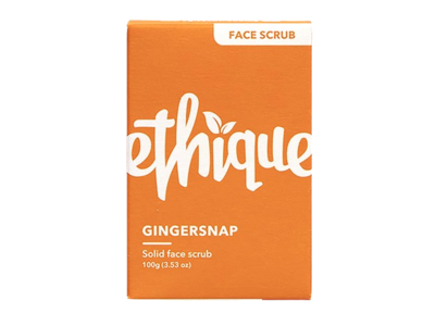 Ethique Solid Face Scrub, Gingersnap, 3.53 oz/100 g