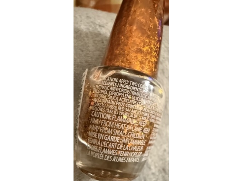 L.A. Colors Glitter Vibes Nail Polish, Finesse, 0.44 fl oz/13 mL