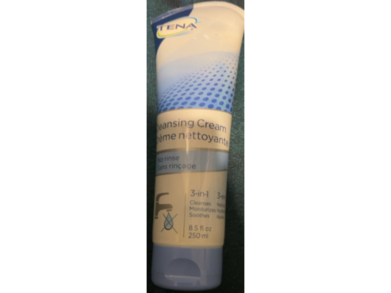 Tena 3 In 1 Cleansing Cream, 8.5 fl oz/250 mL