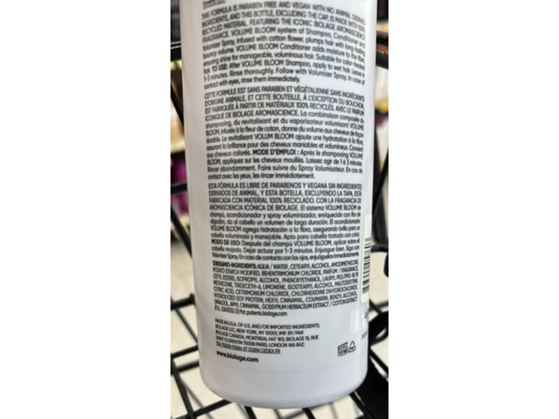 Biolage Volumebloom Conditioner, 33.8 fl oz/1 L