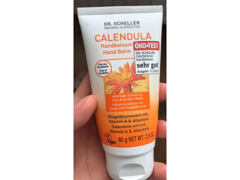 Dr. Scheller Hand Balm, Calendula, 2.8 oz/80 g