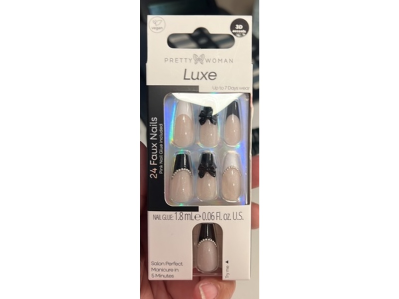 Pretty Woman Faux Nails, Luxe, 24 Count
