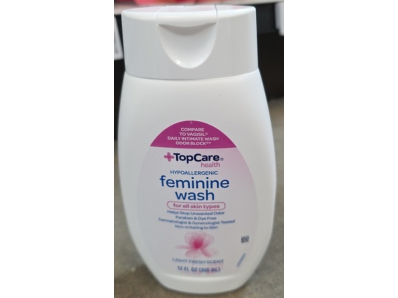 TopCare Health Feminine Wash, Light Fresh Scent, 12 fl oz/355 mL