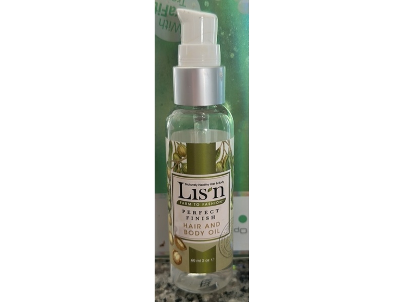 Lis'n Farm To Fashion Perfect Finish Hair & Body Oil, 2 oz/60 mL