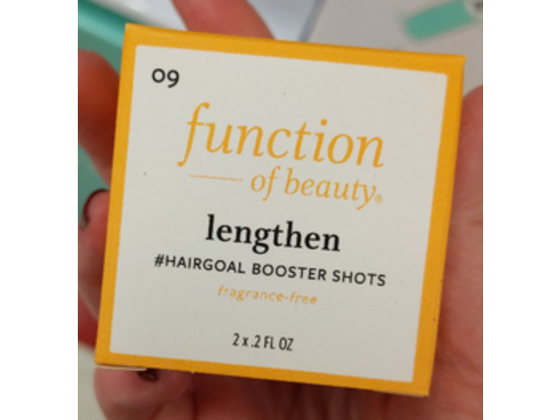 Function Of Beauty Lengthen Hairgoal Booster Shots, Pack Of 2