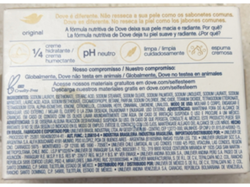 Dove Soap Bar, Original, 90 g