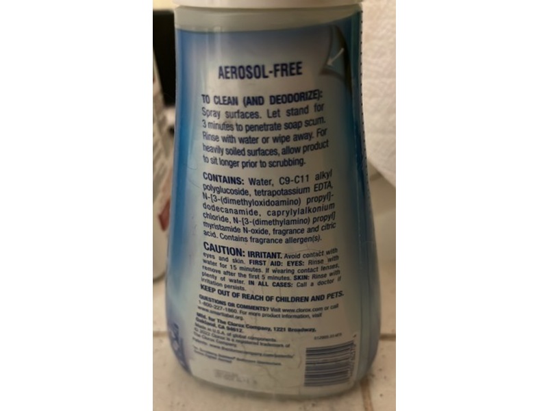 Clorox Bathroom Ultra Foamer, Rain Clean, 16 fl oz/473 mL