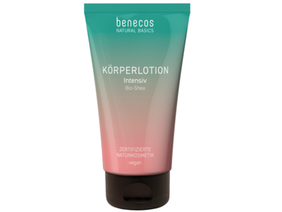 Benecos Natural Basics Intensive Body Lotion, Bio-Shea, 150 mL
